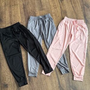 Essentials Kids Joggers - Black, Gray, and Pink